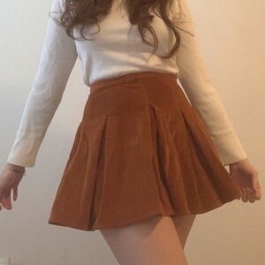 Elegant Brown Women's Skirt
